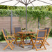 Set mobilier de grădină 5 piese textil antracit/lemn masiv - WALTI WALTI
