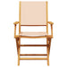 Set mobilier de grădină 5 piese textil bej/lemn masiv - WALTI WALTI
