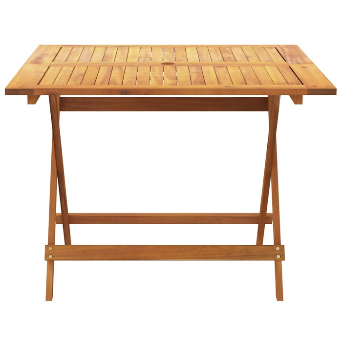 Set mobilier de grădină, 5 piese, bej, poliratan și lemn masiv WALTI