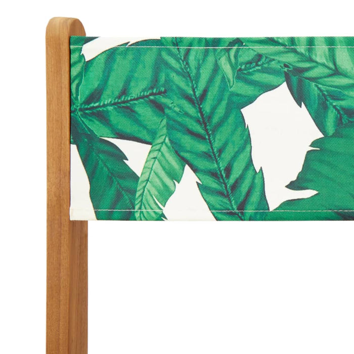 Set mobilier bistro, 3 piese, textil model frunze/lemn masiv - WALTI WALTI