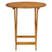 Set mobilier bistro, 3 piese, negru, poliratan și lemn masiv - WALTI WALTI