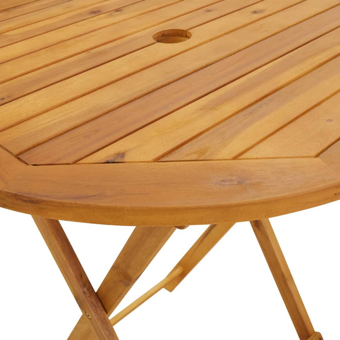 Set mobilier bistro, 3 piese, negru, poliratan și lemn masiv - WALTI WALTI