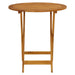 Set mobilier bistro, 3 piese, textil bej/lemn masiv - WALTI WALTI