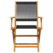 Set mobilier bistro, 3 piese, negru, polipropilenă lemn masiv - WALTI WALTI