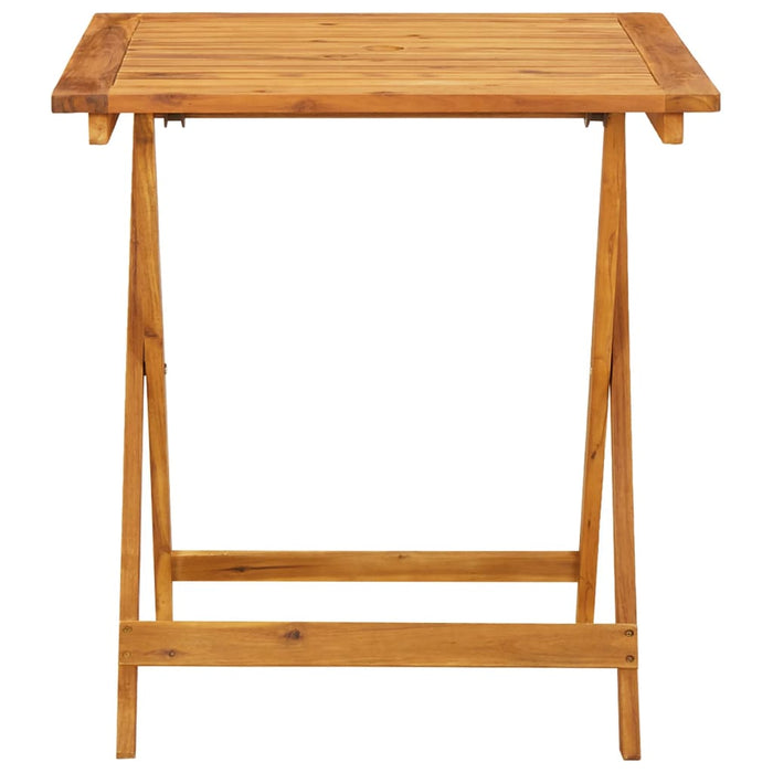 Set mobilier bistro, 3 piese, textil antracit/lemn masiv - WALTI WALTI