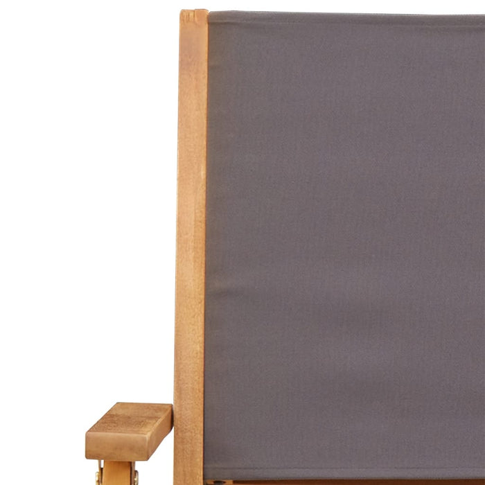 Set mobilier bistro, 3 piese, textil antracit/lemn masiv - WALTI WALTI