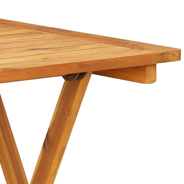 Set mobilier bistro, 3 piese, textil antracit/lemn masiv - WALTI WALTI