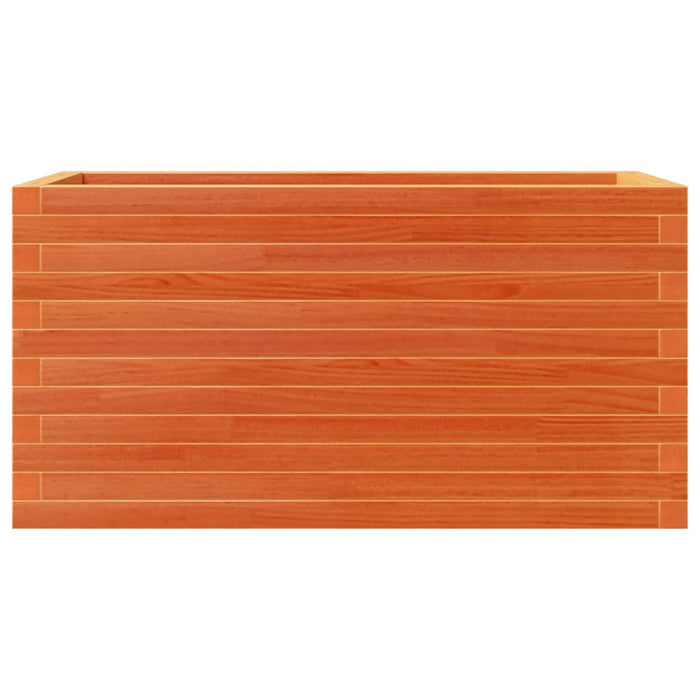 Jardinieră grădină, maro ceruit, 90x40x46 cm, lemn masiv pin - WALTI WALTI