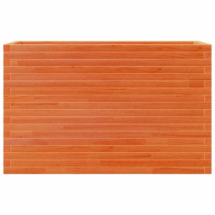 Jardinieră grădină, maro ceruit, 110x40x68,5 cm, lemn masiv pin - WALTI WALTI