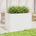 Jardinieră de grădină, alb, 110x60x68,5 cm, lemn masiv de pin - WALTI WALTI