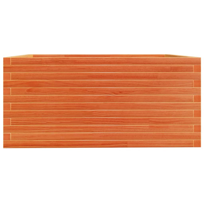 Jardinieră grădină maro ceruit, 100x100x49,5 cm, lemn masiv pin - WALTI WALTI