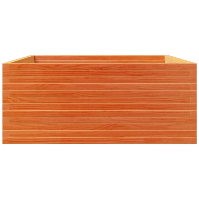 Jardinieră grădină maro ceruit, 110x110x49,5 cm, lemn masiv pin - WALTI WALTI