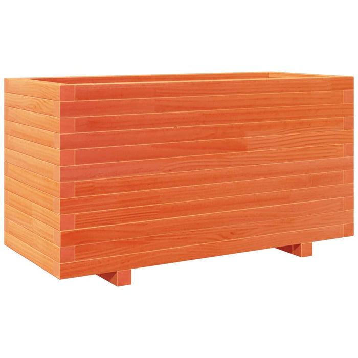 Jardinieră grădină, maro ceruit, 90x40x49,5 cm, lemn masiv pin - WALTI WALTI