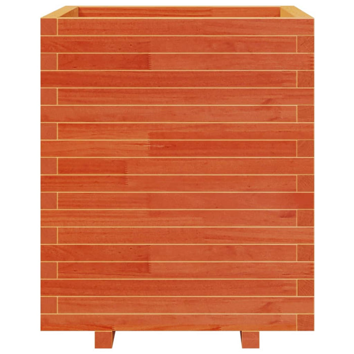 Jardinieră de grădină, maro ceruit 60x60x72,5 cm lemn masiv pin - WALTI WALTI
