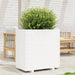 Jardinieră de grădină, alb, 70x40x72,5 cm, lemn masiv de pin - WALTI WALTI