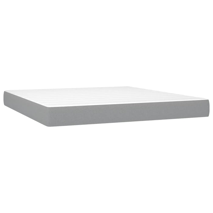 Pat cu saltea, maro ceruit, 140x190 cm, lemn masiv pin - WALTI WALTI