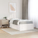 Pat cu saltea, alb, 90x190 cm, lemn masiv pin - WALTI WALTI
