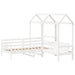 Set pat de zi/bancă cu acoperiș alb 80x200 cm lemn masiv de pin - WALTI WALTI