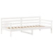 Set pat de zi/bancă cu acoperiș alb 80x200 cm lemn masiv de pin - WALTI WALTI