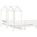 Set pat de zi/bancă cu acoperiș alb 80x200 cm lemn masiv de pin - WALTI WALTI