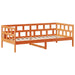 Set pat zi/bancă acoperiș maro ceruit 80x200cm lemn masiv pin - WALTI WALTI
