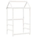 Set pat de zi/bancă cu acoperiș alb 80x200 cm lemn masiv de pin - WALTI WALTI