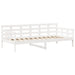 Set pat de zi/bancă cu acoperiș alb 80x200 cm lemn masiv de pin - WALTI WALTI