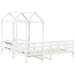 Set pat de zi/bancă cu acoperiș alb 80x200 cm lemn masiv de pin - WALTI WALTI