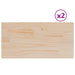 Blaturi masă 2 buc. 60x30x1,7 cm dreptunghiulare lemn masiv pin - WALTI WALTI