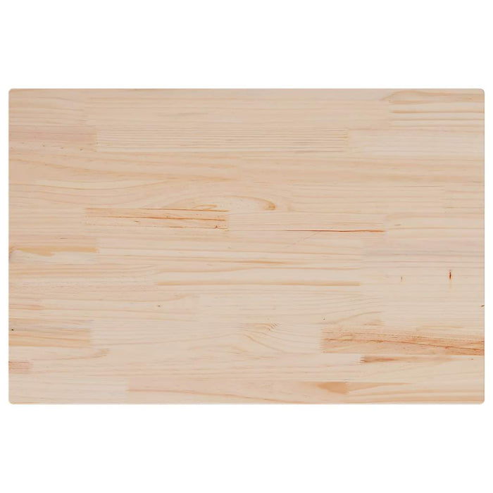 Blat de masă, 80x50x1,7 cm, dreptunghiular, lemn masiv de pin - WALTI WALTI