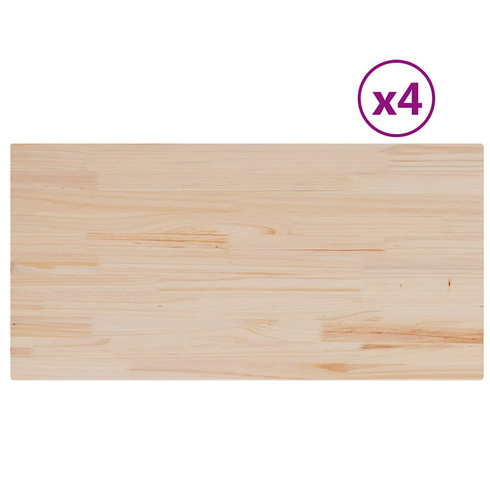 Blaturi masă 4 buc. 100x50x1,7cm dreptunghiulare lemn masiv pin WALTI
