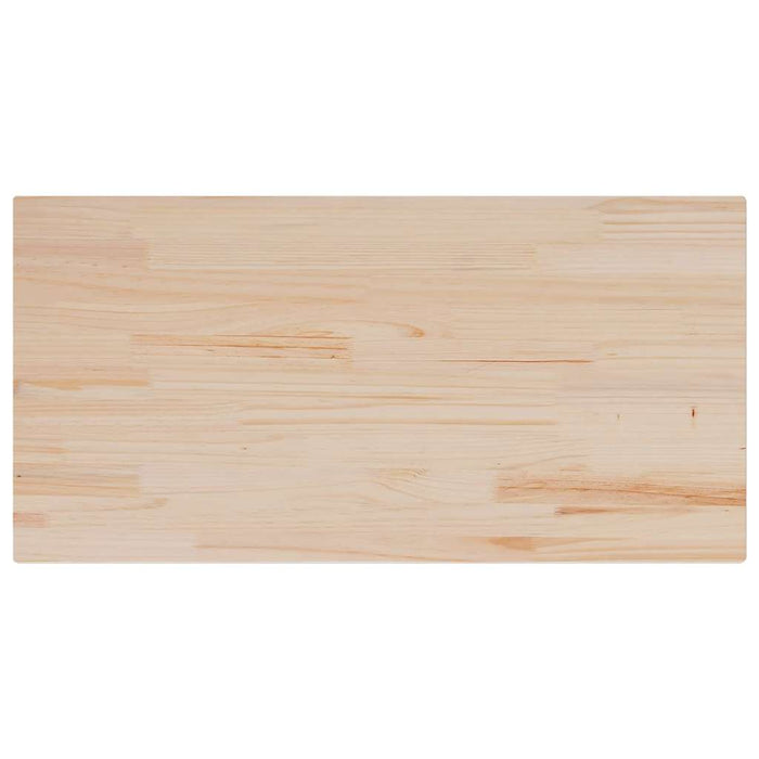 Blat de masă 100x50x2,5 cm dreptunghiular, lemn masiv de pin - WALTI WALTI