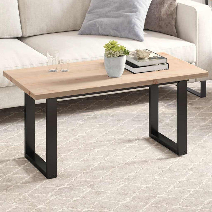 Blat de masă 100x50x2,5 cm dreptunghiular, lemn masiv de pin - WALTI WALTI