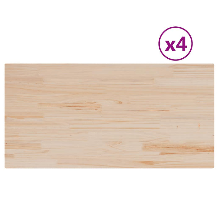 Blaturi masă 4 buc. 100x50x2,5cm dreptunghiulare lemn masiv pin - WALTI WALTI