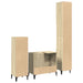 Set mobilier de baie, 3 piese, stejar sonoma, lemn prelucrat - WALTI WALTI