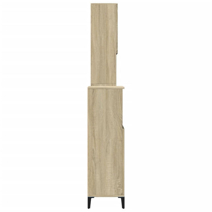 Set mobilier de baie, 3 piese, stejar sonoma, lemn prelucrat - WALTI WALTI