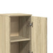 Set mobilier de baie, 3 piese, stejar sonoma, lemn prelucrat - WALTI WALTI