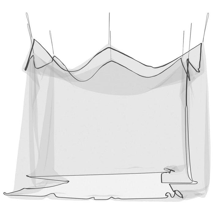 Plasă de țânțari pentru exterior 220 ochiuri neagră 300x300x250 cm WALTI