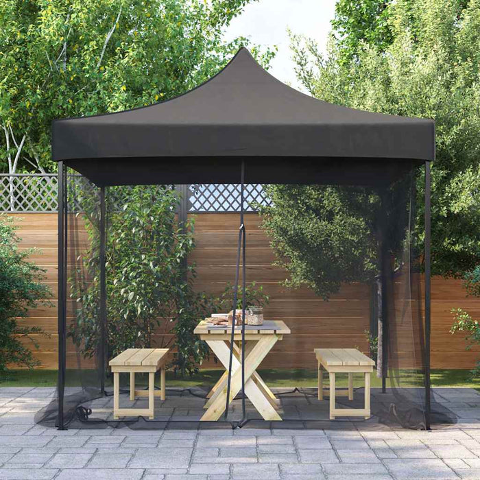 Plasă de țânțari pentru exterior 220 ochiuri neagră 300x300x200 cm WALTI