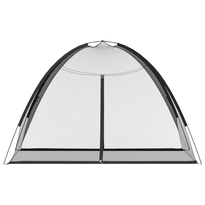 Plasa țânțari Mongolia cu uși, 220 ochiuri-negru-200x120x130 cm - WALTI WALTI