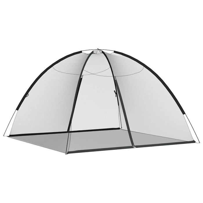 Plasa țânțari Mongolia cu uși, 220 ochiuri negru 200x200x135 cm - WALTI WALTI