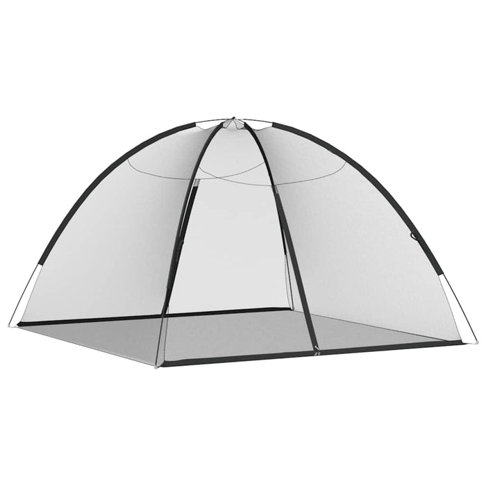 Plasa țânțari Mongolia cu uși, 220 ochiuri negru 200x200x135 cm - WALTI WALTI