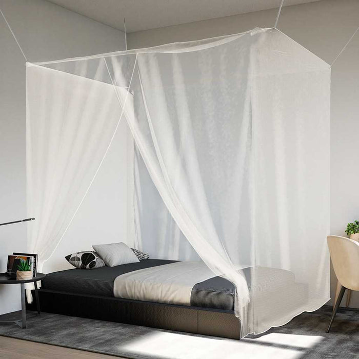Plasa de tantari suspendata 156 ochiuri alb 220x100x150 cm WALTI