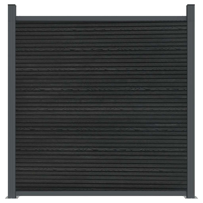 Panouri pentru gard, gri, 526x186 cm, WPC - WALTI WALTI