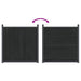 Panouri pentru gard, gri, 526x186 cm, WPC - WALTI WALTI