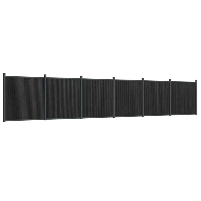 Panou pentru gard, gri, 1045x186 cm, WPC - WALTI WALTI