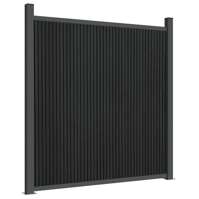 Panou pentru gard, gri, 1045x186 cm, WPC - WALTI WALTI