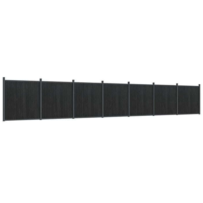 Panou pentru gard, gri, 1218x186 cm, WPC - WALTI WALTI