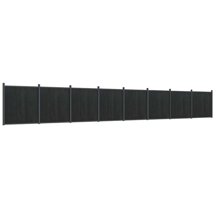 Panou pentru gard, gri, 1391x186 cm, WPC - WALTI WALTI
