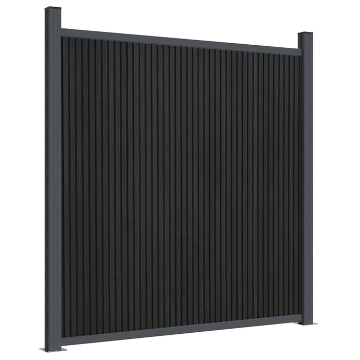 Panou pentru gard, gri, 1737x186 cm, WPC - WALTI WALTI